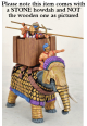 Successor Elephant Crested Stone Effect Howdah Attacking Crew