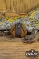 Wanderer Pouch (Splitleer) - Bruin, S
