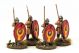 Late Roman Unarmoured Infantry - Helmets, Standing Ready