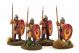 late Roman Unarmoured Infantry - Helmets, Standing