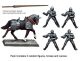 Mounted Men-at-Arms with Lances upright