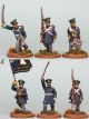 Prussian Landwehr Command, with Standard Bearer