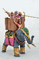 Successor Elephant Quilted Armour Wood Howdah Attacking Crew